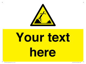 Custom Warning submerged objects